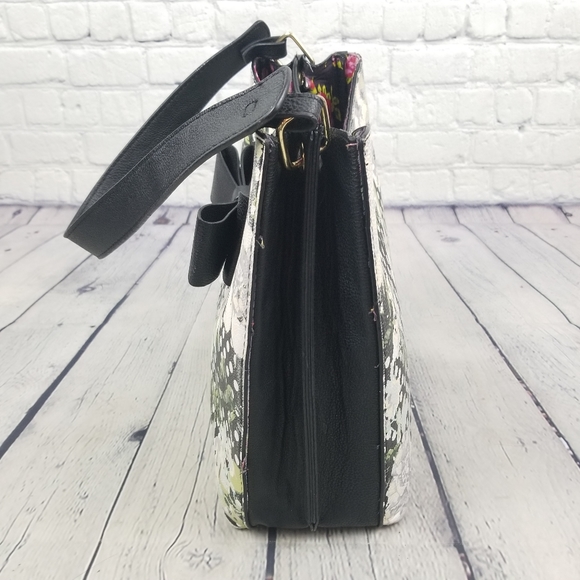 BETSEY JOHNSON | bow floral polka-dot shoulder bag - Picture 5 of 11